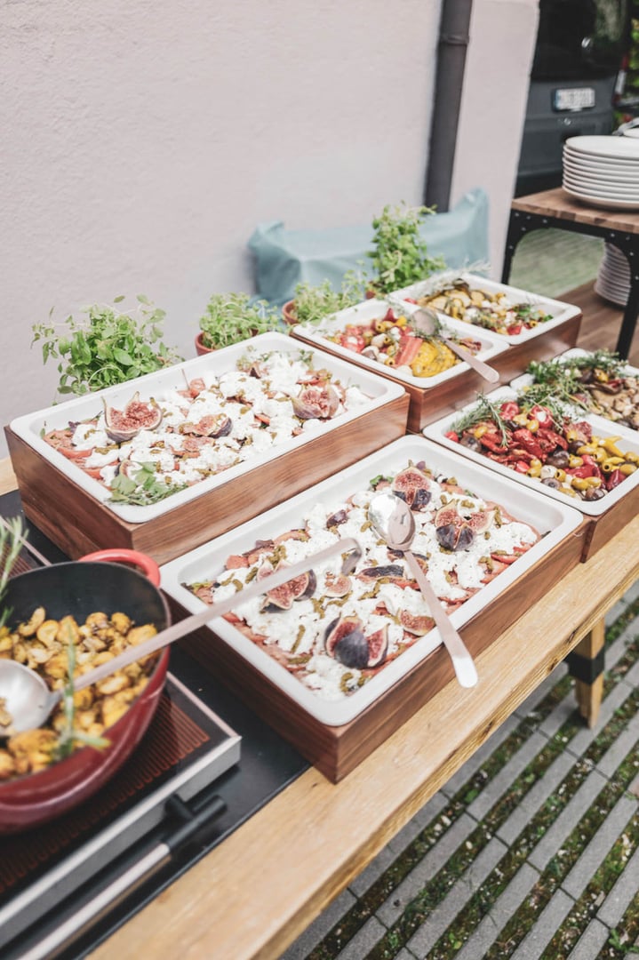 catering im studio g3, münchen